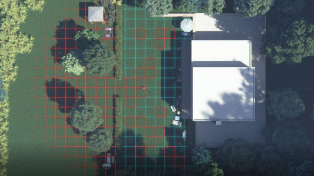 smart partition gps segmentation for robot mower